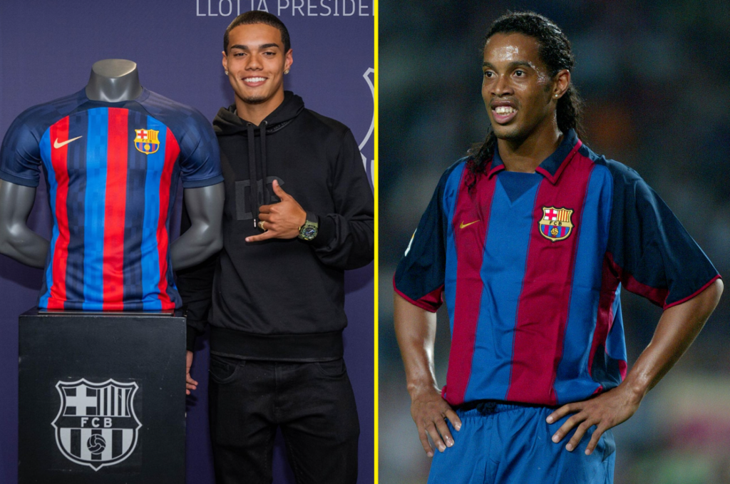 Filho de Ronaldinho Gaúcho é contratado pelo Barcelona