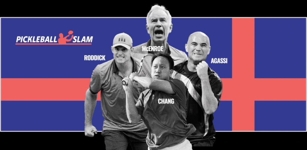Andre Agassi shares his new love of Pickleball