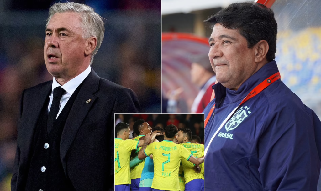 Carlo Ancelotti  admite que está “empolgado” com uma possível conversa com a Seleção Brasileira