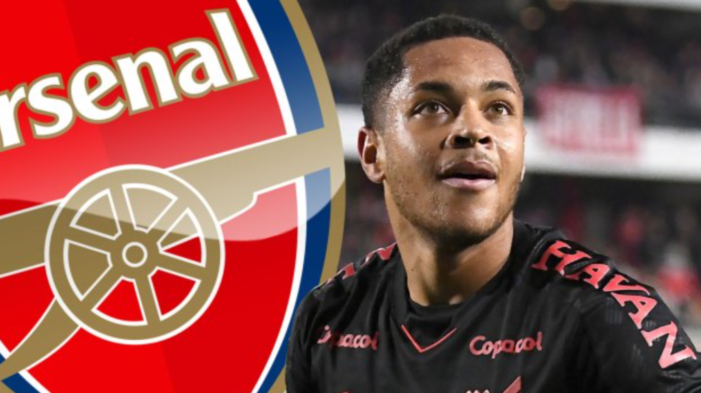 Arsenal  aumenta interesse em Vitor Roque, prontos para lutarem contra o Barcelona pelo atacante de 18 anos.