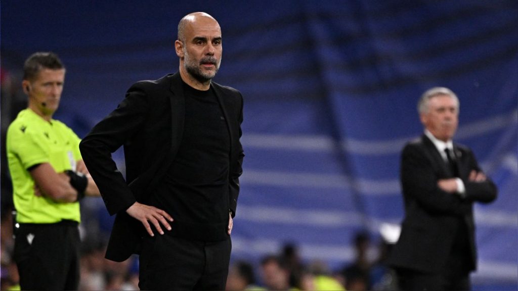 Pep Guardiola elogia o “fantástico” Vinicius Junior, após gol maravilhoso do atacante brasileiro contra o Manchester City