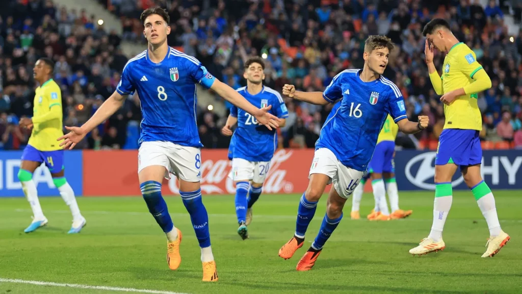 Brasil perdeu para a Itália na primeira round da Copa do Mundo Sub-20