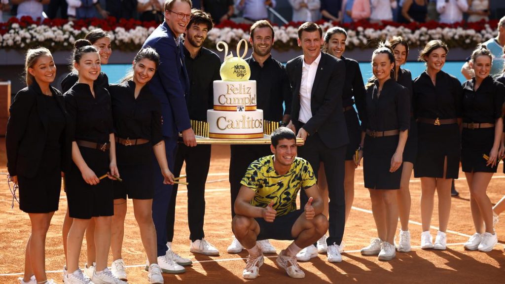 Alcaraz wins Madrid Open semi-finals on his 20th birthday
