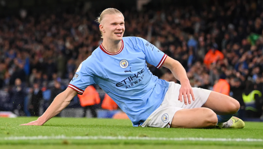 Haaland quebra recorde de gols na Premier League