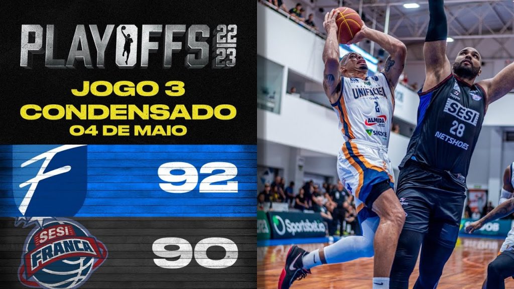 Resumen de la NBB: Unifacisa vence a Franca y se acerca a semifinales