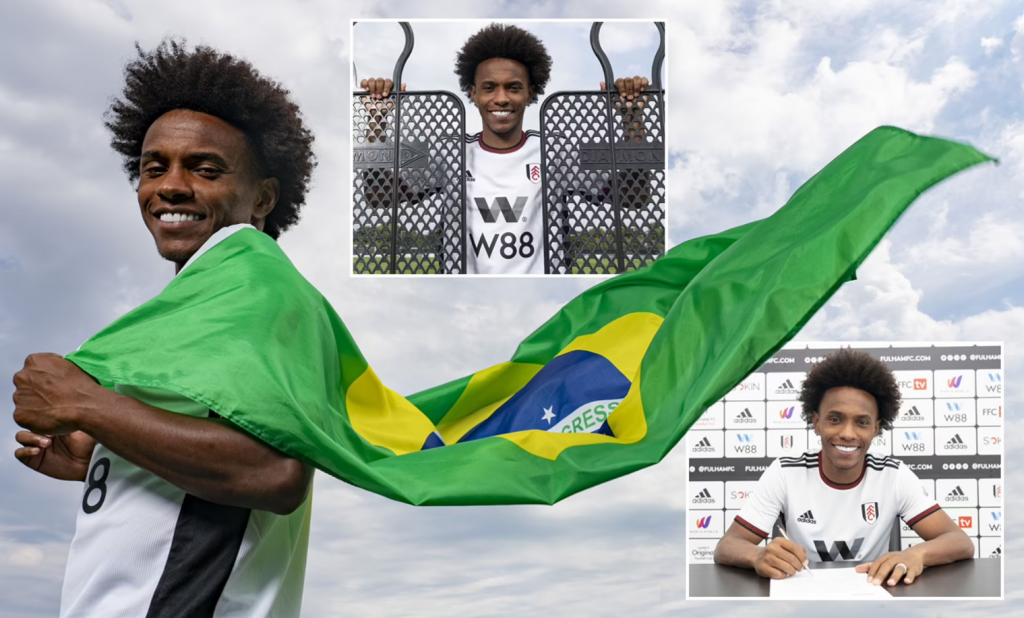 Fulham offered Willian a contract extension, promising £50,000 a week