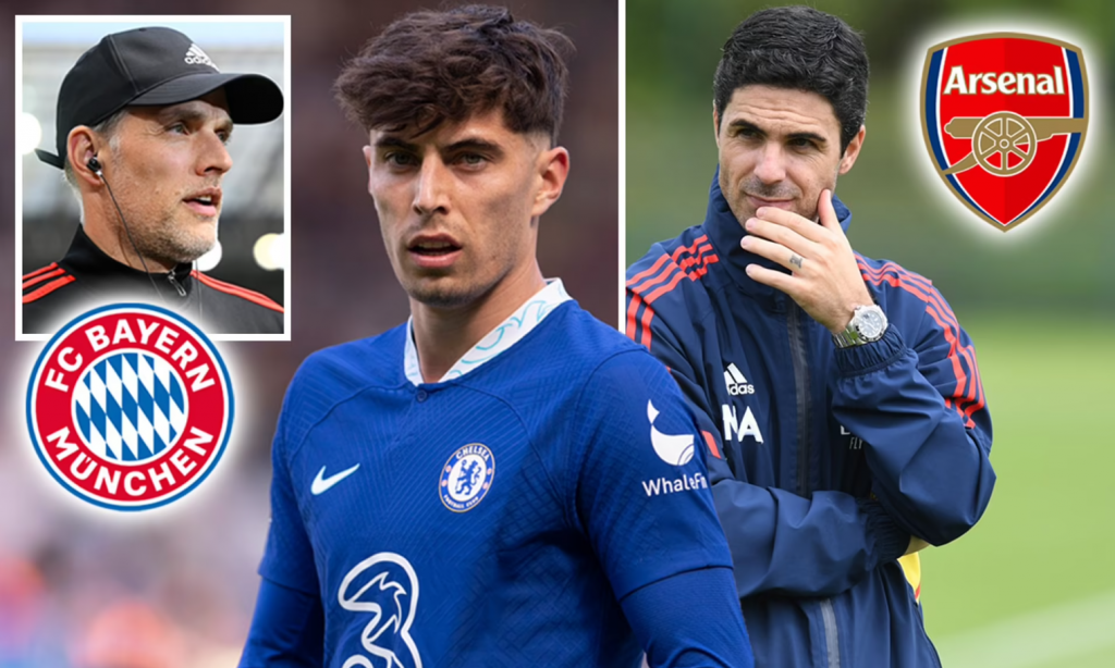 Arsenal avança nas negociações com o Chelsea para contratar Kai Havertz, com o Bayern de Munique também interessado