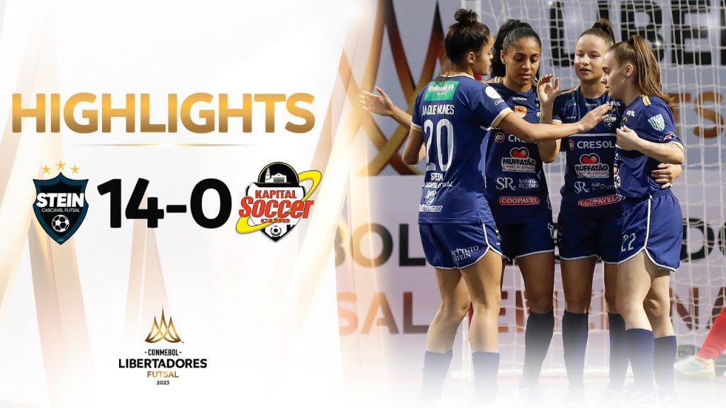 Women’s Futsal Libertadores Cup: Stein Cascavel dominates with a 14-0 win (video)