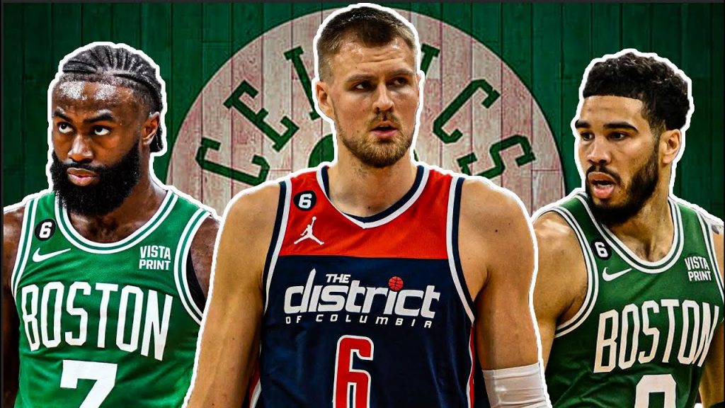 Los Boston Celtics consiguen a Kristaps Porziņģis en un acuerdo y vencen a los Utah Jazz