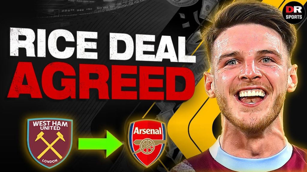 Declan Rice deve se tornar o recorde de contratações do Arsenal depois que o West Ham aceitar um acordo de £105 milhões