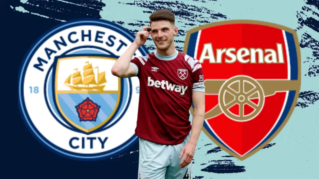 A saga de Declan Rice: Arsenal e Manchester City se enfrentam para conseguir o meio-campista do West Ham United