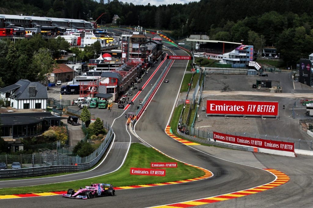 Previsión de lluvia para el fin de semana del Gran Premio de Bélgica en Spa-Francorchamps