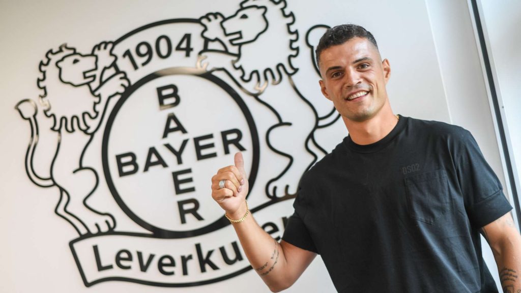 Granit Xhaka completes transfer to Bayer Leverkusen in £21.4 million deal