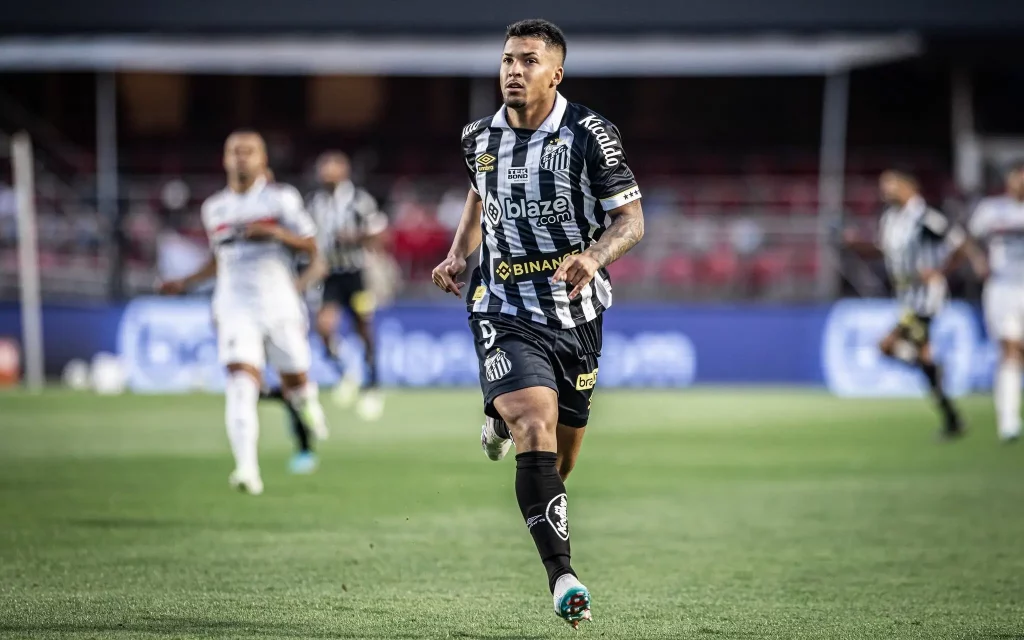 Marcos Leonardo, do Santos, é interessante para a Lazio italiana