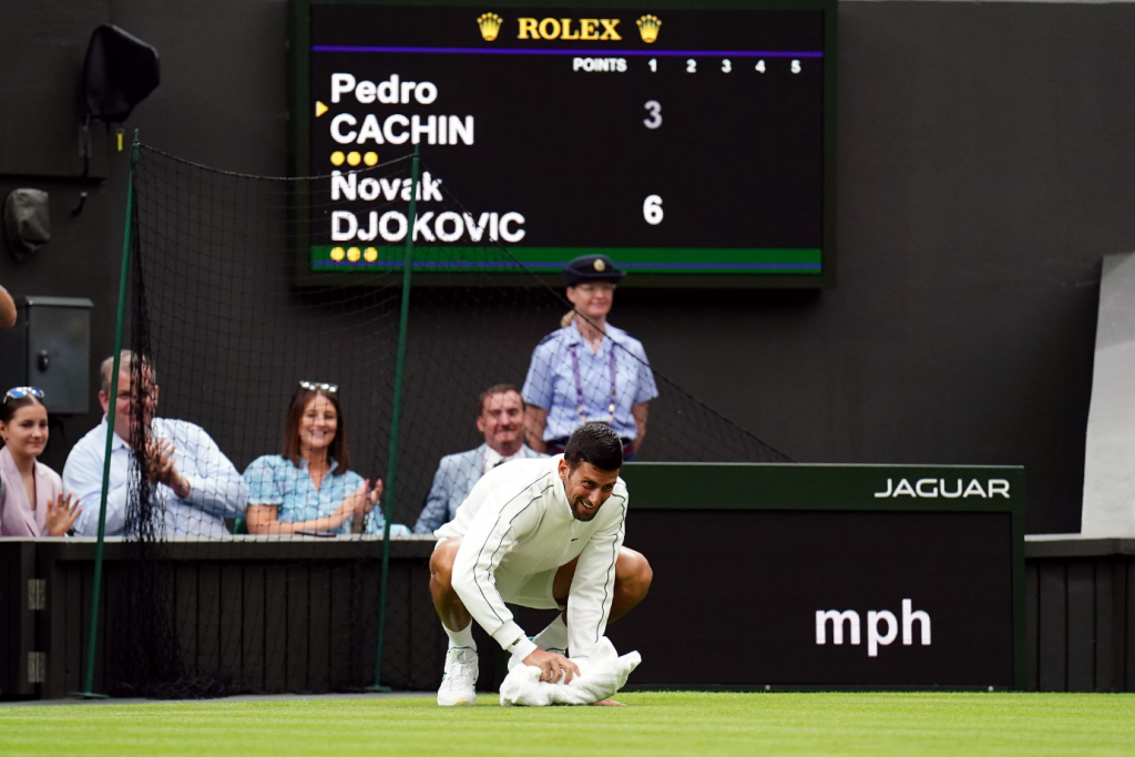 Djokovic gets through first round at Wimbledon, Kenin pulls off early upset