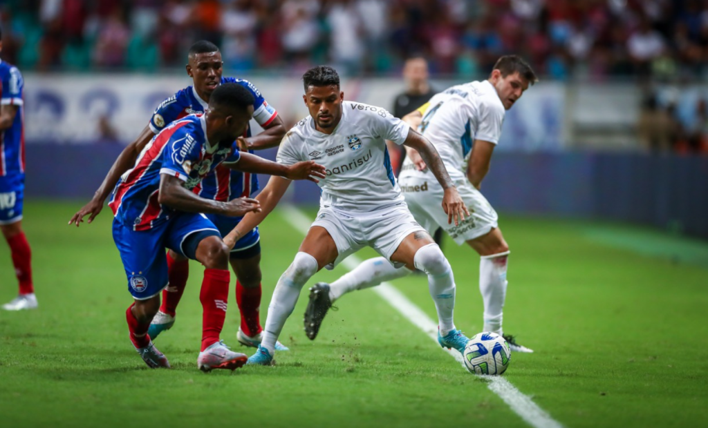 Copa do Brasil quarterfinals: Bahia and Grêmio draw 1-1 in the first leg
