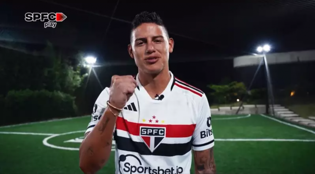 São Paulo announces the signing of Colombian veteran James Rodrigues for two years