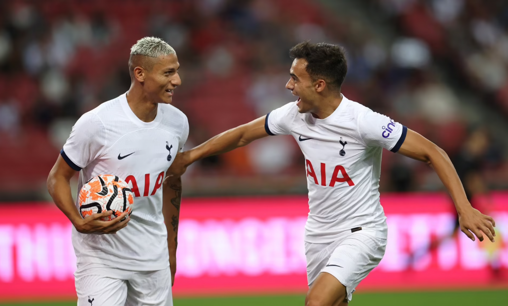 Brazilian striker Richarlison wreaks havoc in Singapore with three second-half goals (video)