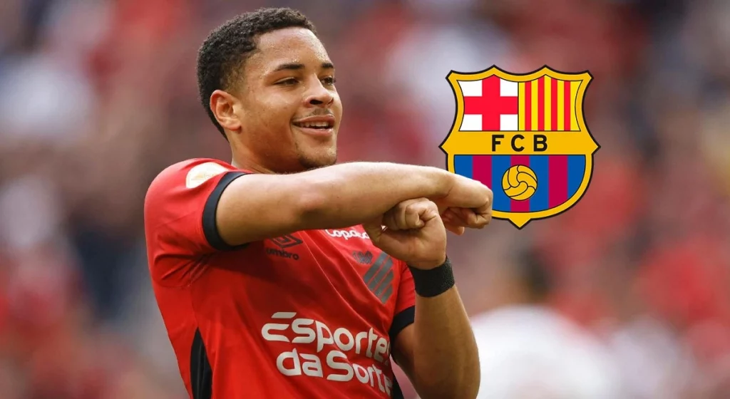 O Barcelona chegou a um acordo para contratar Vitor Roque, mas a data de chegada ao Camp Nou ainda não está clara
