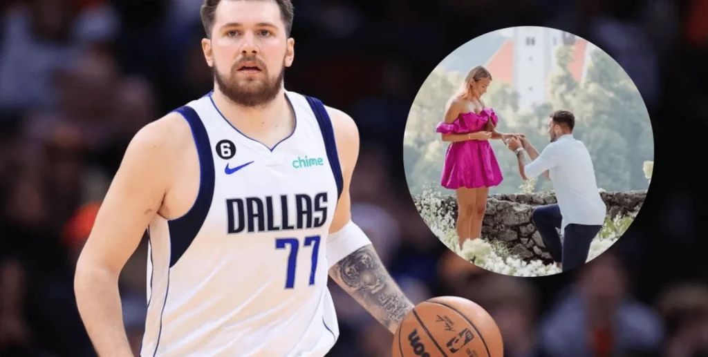 Luka Doncic, estrella de la NBA, anuncia su compromiso con Anamaria Goltes