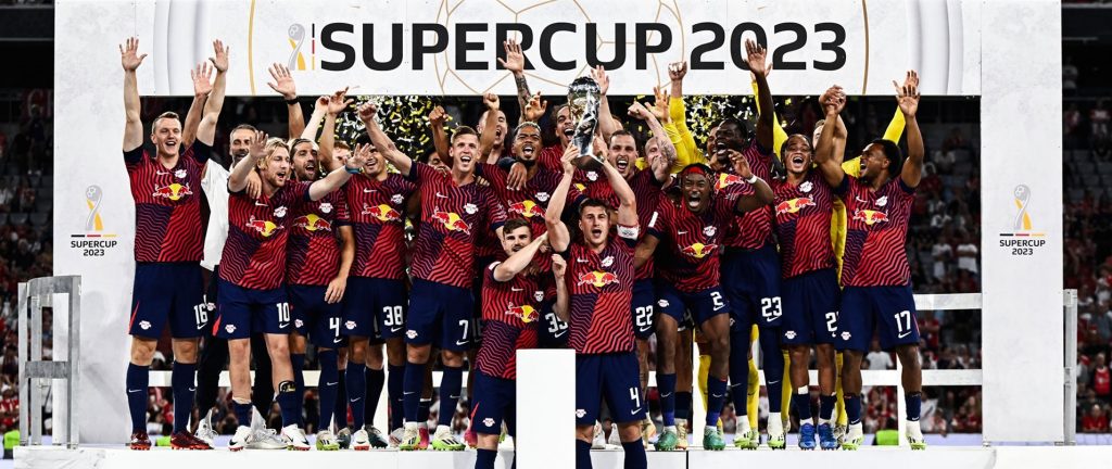 O Leipzig venceu o Bayern por 3 a 0 na Supercopa da Alemanha graças aos três gols de Olmo. O fracasso da estreia de Kane
