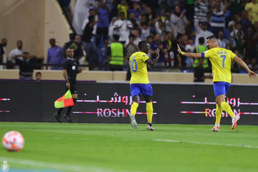 Cristiano Ronaldo’s hat-trick and Mané’s brace gave Al-Nasser a 5-0 win