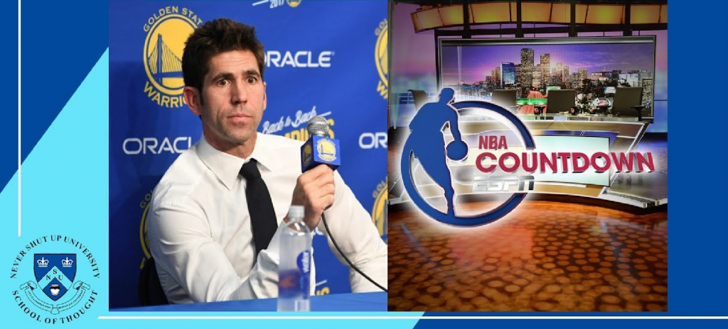 Bob Myers, experto en la NBA, regresa al programa «NBA Countdown» de ESPN
