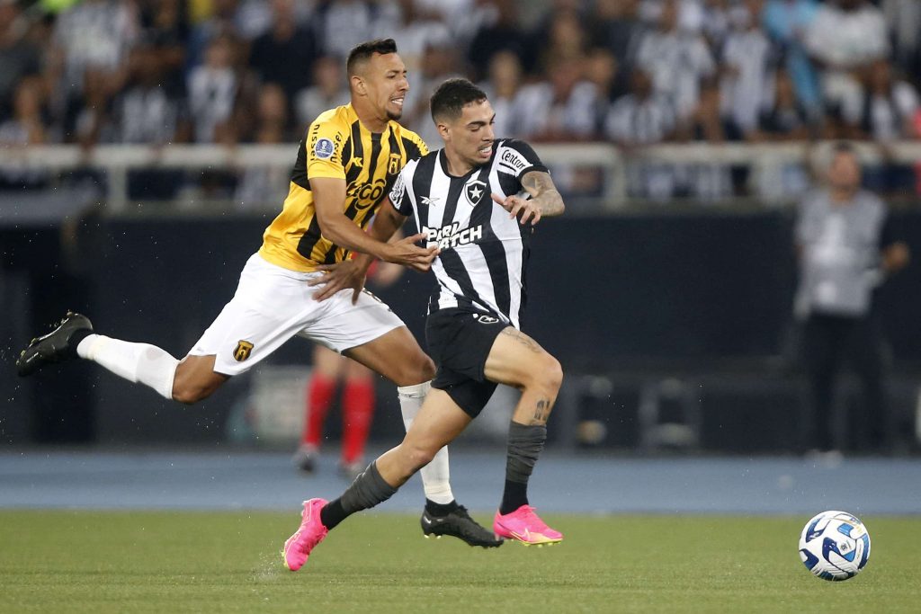 Botafogo reached the quarter-finals of the Copa Sudamericana, while Goiás were eliminated, losing 0-5 on aggregate