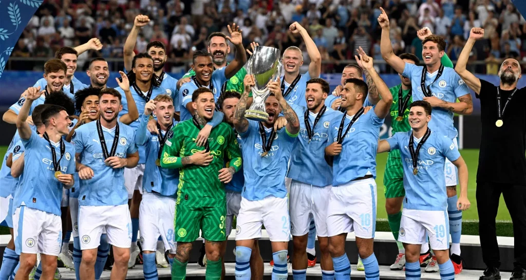 El Manchester City gana la Supercopa de la UEFA al imponerse al Sevilla en los penaltis (vídeo)
