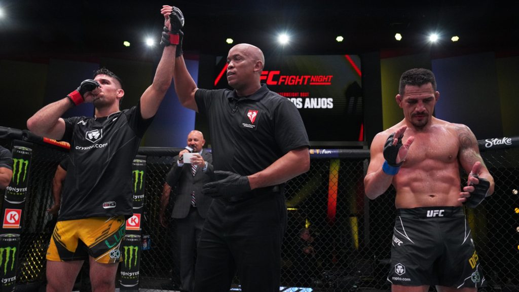 Vicente Luque garante vitória unânime sobre Rafael Dos Anjos; Iasmin Lucindo força Polyana Viana a finalizar no segundo round