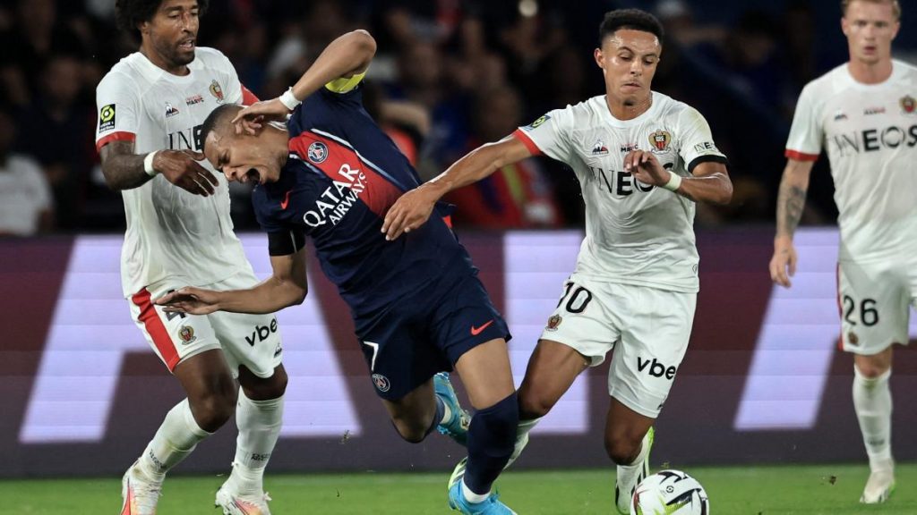 Nice beat PSG in Paris despite Mbappe’s goal