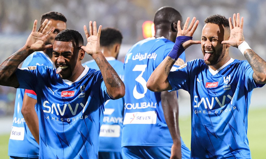 Neymar makes a spectacular debut for Al-Hilal, playing a key role in the 6-1 win