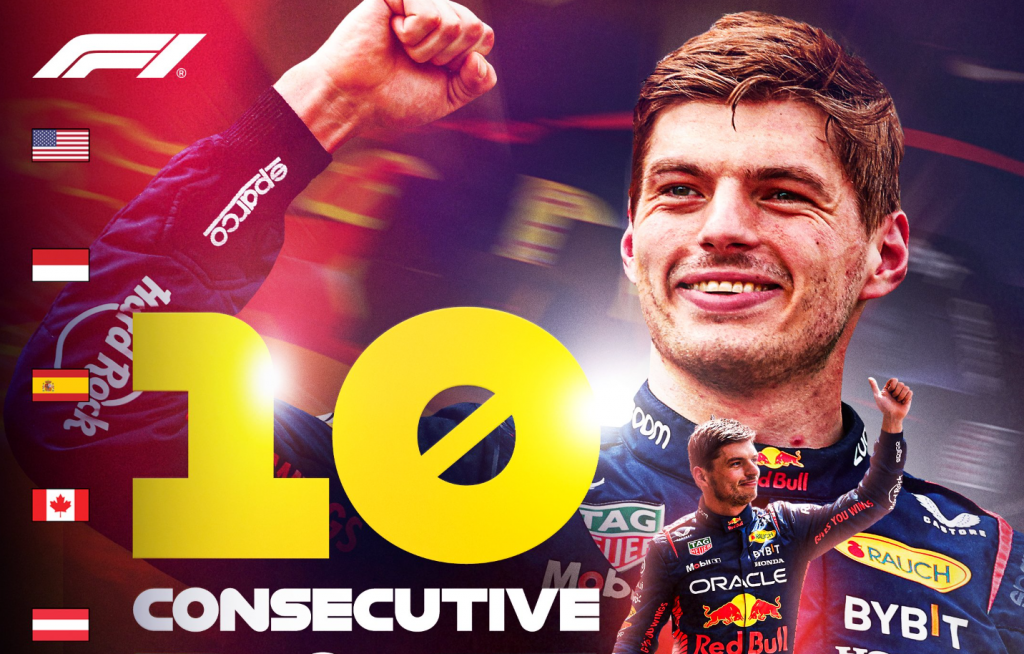 Max Verstappen wins 10th consecutive GP at Monza; Brazilian Felipe Drugovich makes his F1 debut