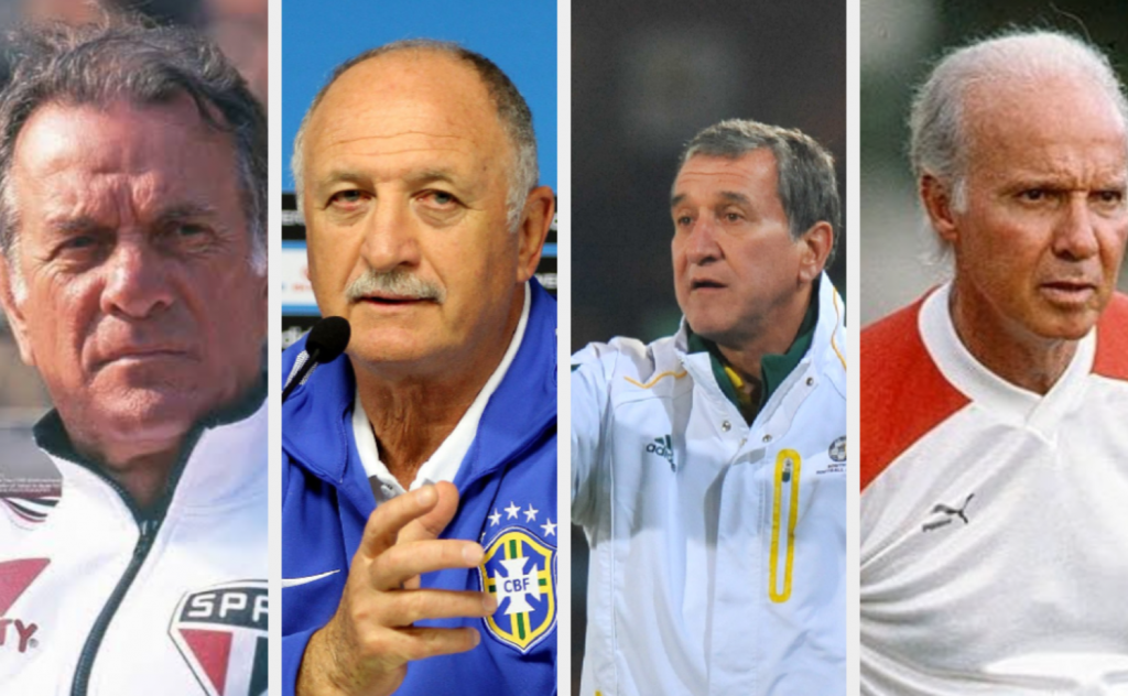 Four Brazilian coaches are on the list of the 100 best of all time; Zagallo at the top