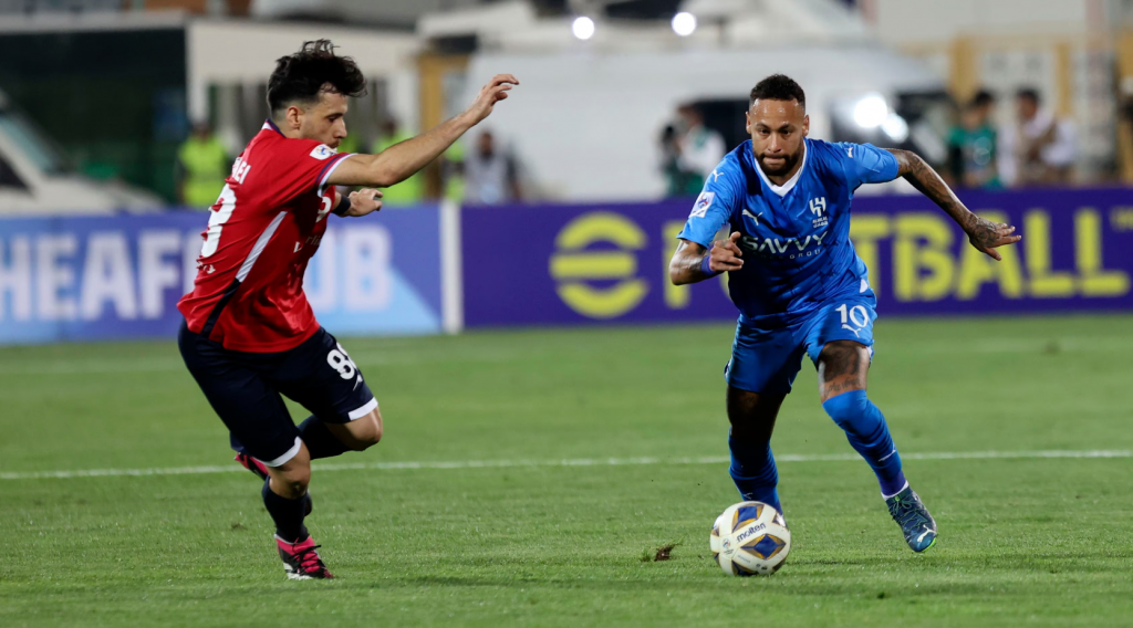 Neymar abre el marcador para el Al Hilal en una imponente victoria en la Liga de Campeones de la AFC
