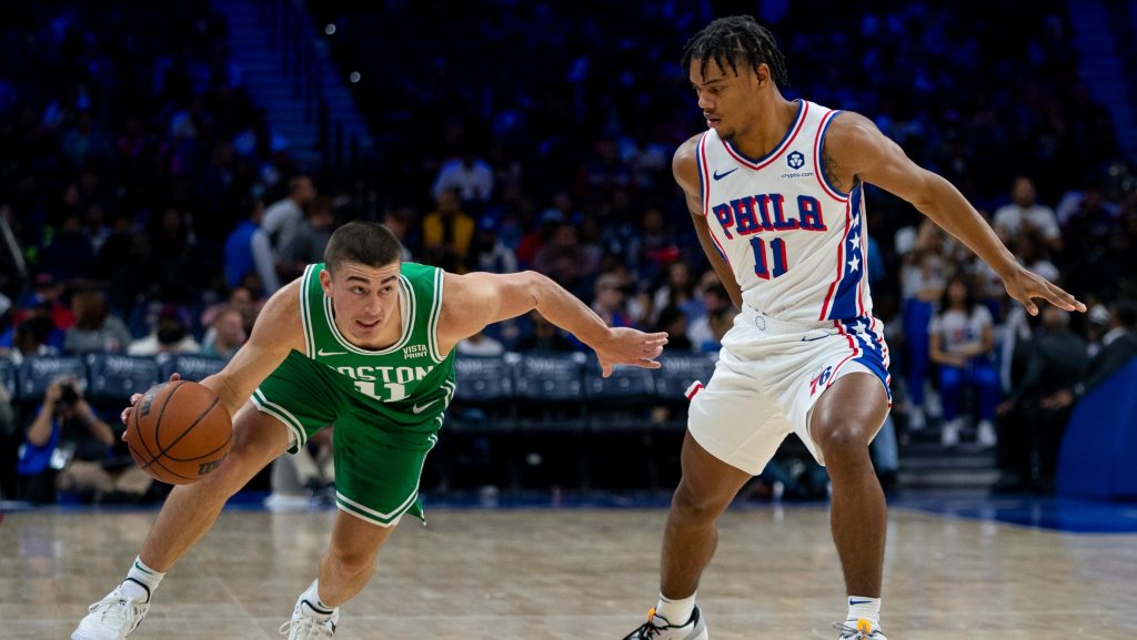 Pritchard shines as Celtics record second win over 76ers in four days (video)