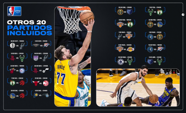 Prime Video amplía su oferta con partidos los domingos en ‘horario español’