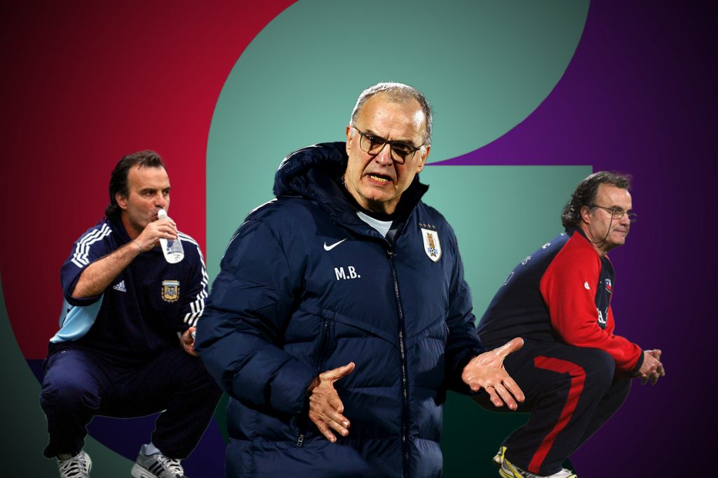 Marcelo Bielsa, o único técnico a levar três seleções sul-americanas para a Copa do Mundo