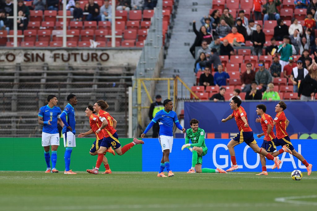 Brasil perde para a Espanha e dá adeus ao Mundial Sub-20