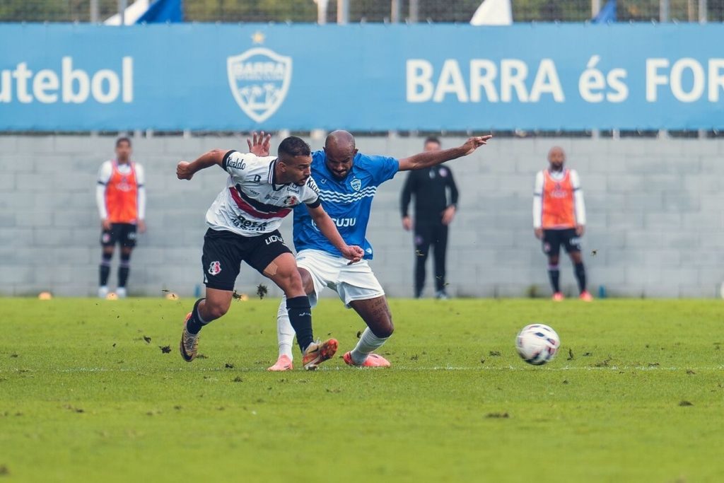 Barra segura 0 a 0 contra o Santa Cruz e conquista Série D