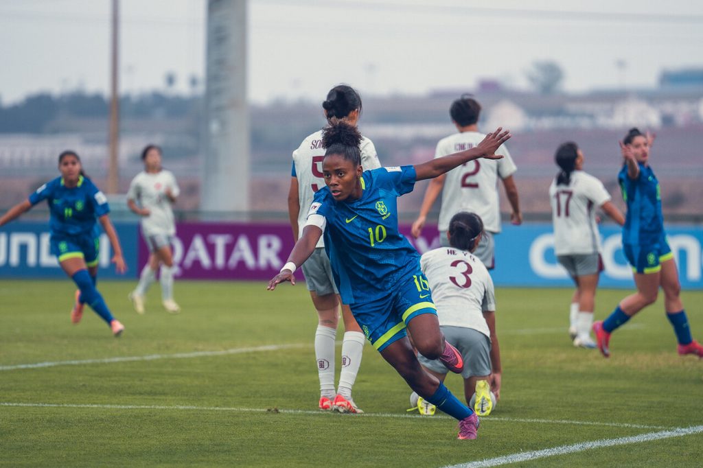 Brasil domina a China, calibra a pontaria e avança para as quartas do Mundial Sub-17