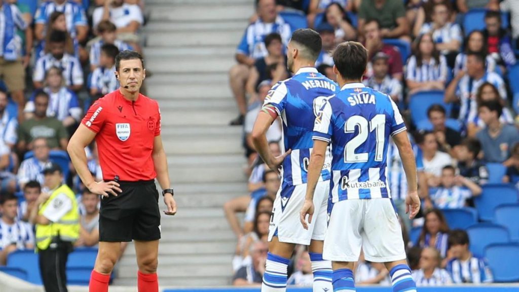 Balance muy positivo de la Real Sociedad con el árbitro designado