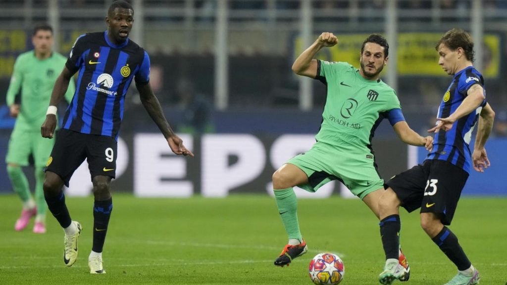 Cinco duelos del Atlético de Madrid-Inter