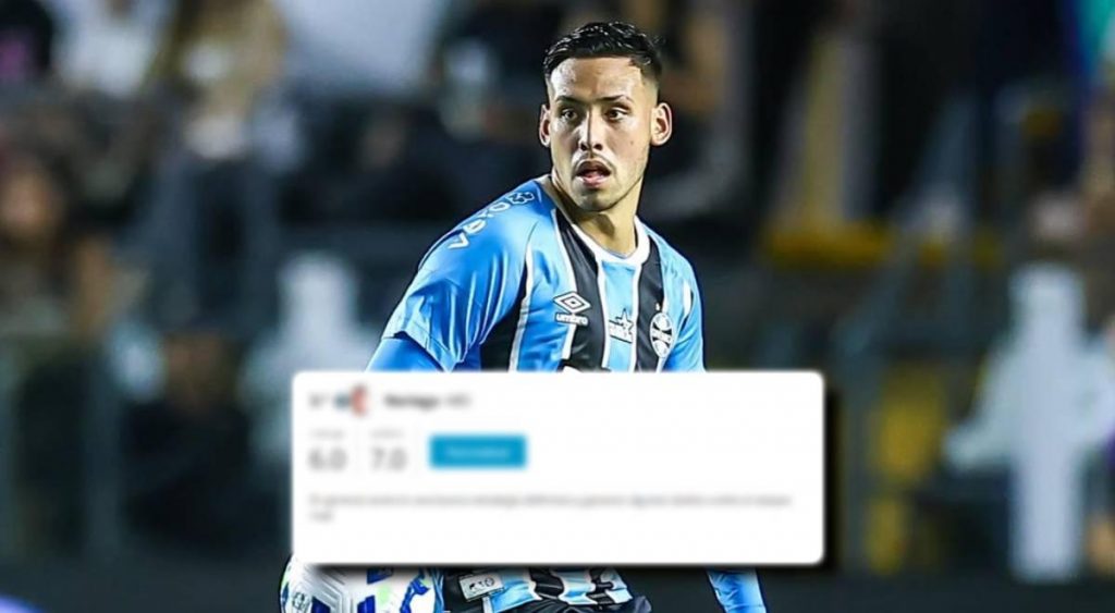 Portal brasileño le dio rotunda calificación a Erick Noriega tras empate de Gremio: «En general»