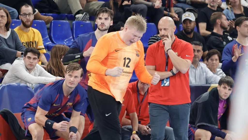 30-24: El Barça, sin Ortega, también somete al Plock en el Palau en otra tarde fantástica de Nielsen