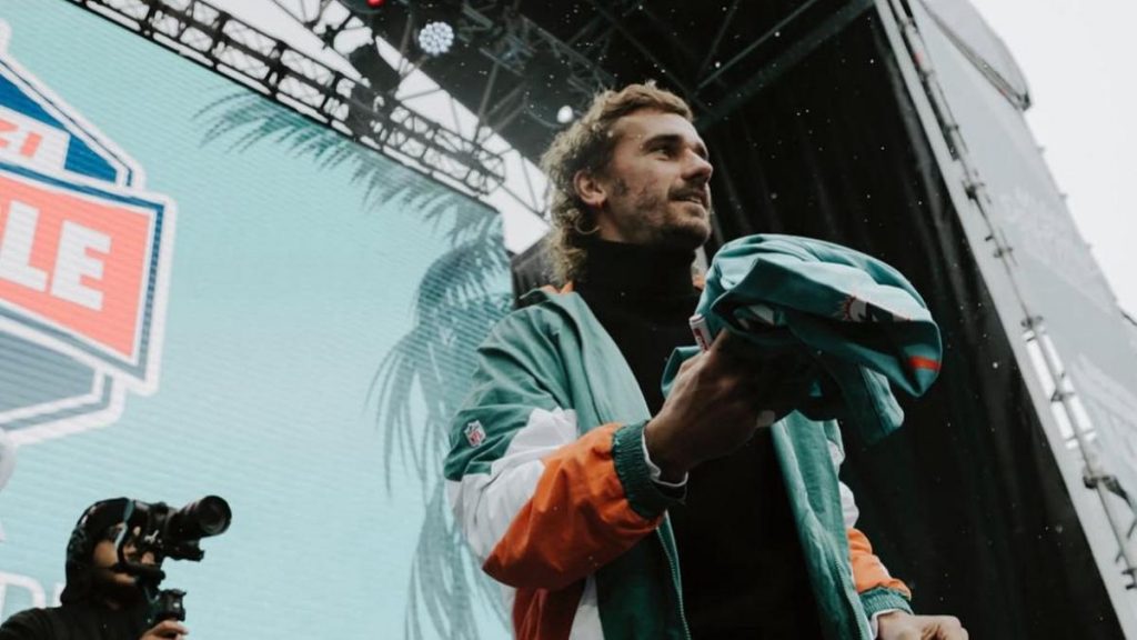 Griezmann desató la locura en la Fan Zone de los Miami Dolphins
