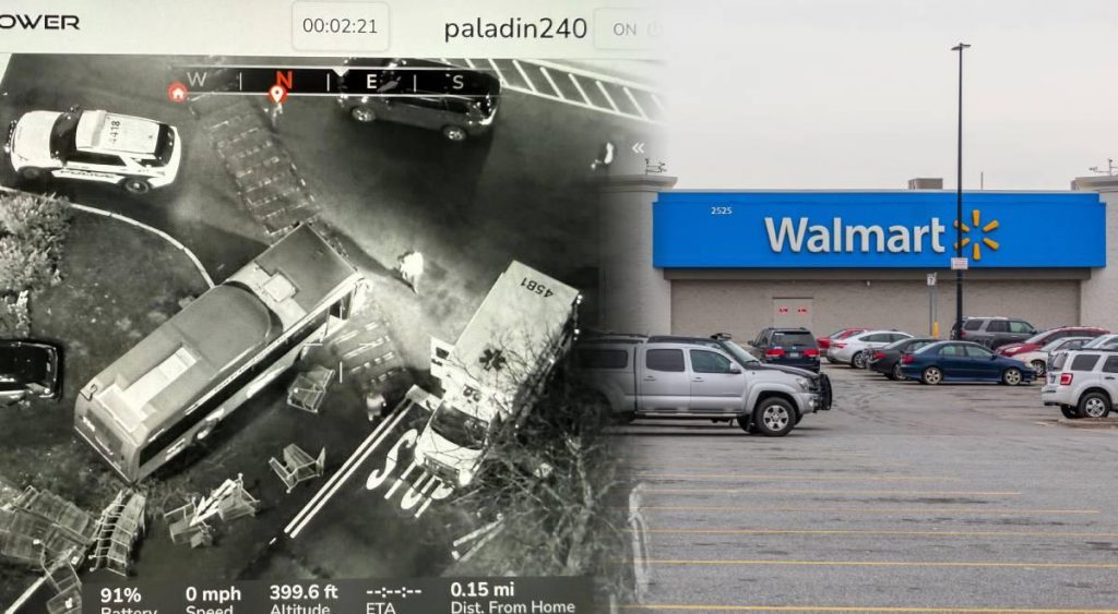 PELIGRO TOTAL en estacionamiento de Walmart Airmont: nuevas imágenes del brutal accidente de autobús
