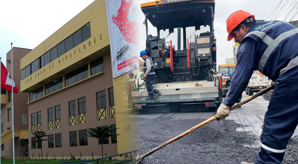 Municipalidad de San Juan de Miraflores repara importante vÃa: vecinos de la zona son los más beneficiados