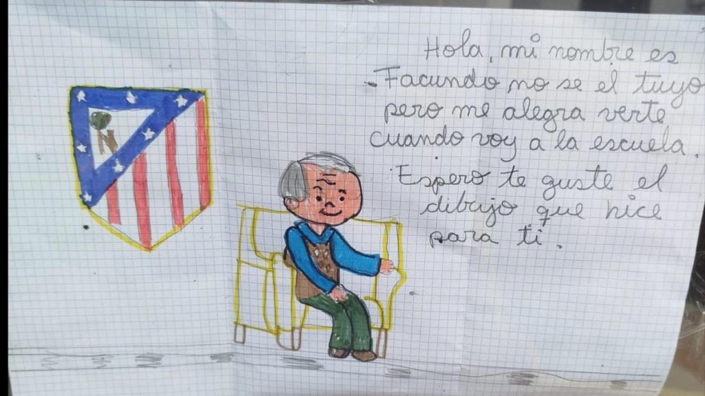 La historia de un hincha del Atleti de 90 años y un niño de 9 en Ávila, que ha conmovido a todos