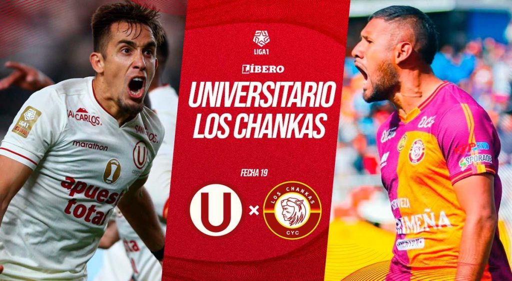 Universitario vs Chankas EN VIVO HOY por Liga 1 2025: Transmisión del partido